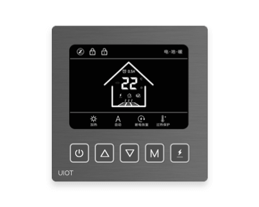 UIOT三合一智能溫控器-拉絲系列